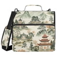 thumbnail image 1 of FORMRS Zipper Binder with Shoulder Strap 2-inch Ring 500 Sheet Capacity File Bag, Green Mountain Pattern, 1 of 5
