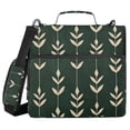 thumbnail image 1 of FORMRS Zipper Binder with Shoulder Strap 2-inch Ring 500 Sheet Capacity File Bag, Green Plants, 1 of 5