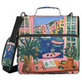 thumbnail image 1 of FORMRS Zipper Binder with Shoulder Strap 2-inch Ring 500 Sheet Capacity File Bag, Green Window, 1 of 5