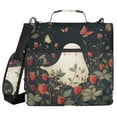 thumbnail image 1 of FORMRS Zipper Binder with Shoulder Strap 2-inch Ring 500 Sheet Capacity File Bag, Happy Ghost, 1 of 5