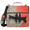 thumbnail image 1 of FORMRS Zipper Binder with Shoulder Strap 1.5-inch Ring 500 Sheet Capacity File Bag, Illusionary Boat, 1 of 5
