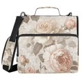 thumbnail image 1 of FORMRS Zipper Binder with Shoulder Strap 2-inch Ring 500 Sheet Capacity File Bag, Lace and Floral, 1 of 5