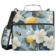 thumbnail image 1 of FORMRS Zipper Binder with Shoulder Strap 2-inch Ring 500 Sheet Capacity File Bag, Lemon Pattern, 1 of 5