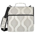 thumbnail image 1 of FORMRS Zipper Binder with Shoulder Strap 2-inch Ring 500 Sheet Capacity File Bag, Light Gray Pattern, 1 of 5