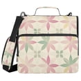 thumbnail image 1 of FORMRS Zipper Binder with Shoulder Strap 2-inch Ring 500 Sheet Capacity File Bag, Light Pink Geometric, 1 of 5