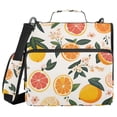 thumbnail image 1 of FORMRS Zipper Binder with Shoulder Strap 2-inch Ring 500 Sheet Capacity File Bag, Orange Slices, 1 of 5
