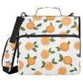 thumbnail image 1 of FORMRS Zipper Binder with Shoulder Strap 2-inch Ring 500 Sheet Capacity File Bag, Orange, 1 of 5