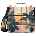 thumbnail image 1 of FORMRS Zipper Binder with Shoulder Strap 2-inch Ring 500 Sheet Capacity File Bag, Pink Sunset, 1 of 5