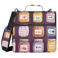 thumbnail image 1 of FORMRS Zipper Binder with Shoulder Strap 2-inch Ring 500 Sheet Capacity File Bag, Purple Jam, 1 of 5