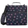 thumbnail image 1 of FORMRS Zipper Binder with Shoulder Strap 2-inch Ring 500 Sheet Capacity File Bag, Red Fireworks Pattern, 1 of 5
