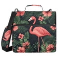 thumbnail image 1 of FORMRS Zipper Binder with Shoulder Strap 2-inch Ring 500 Sheet Capacity File Bag, Red Flamingo Pattern, 1 of 5