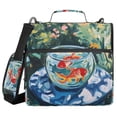 thumbnail image 1 of FORMRS Zipper Binder with Shoulder Strap 2-inch Ring 500 Sheet Capacity File Bag, Red Goldfish, 1 of 5