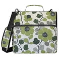 thumbnail image 1 of FORMRS Zipper Binder with Shoulder Strap 2-inch Ring 500 Sheet Capacity File Bag, Retro Flower Print, 1 of 5