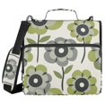 thumbnail image 1 of FORMRS Zipper Binder with Shoulder Strap 1.5-inch Ring 500 Sheet Capacity File Bag, Retro Flower, 1 of 5