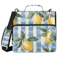 thumbnail image 1 of FORMRS Zipper Binder with Shoulder Strap 2-inch Ring 500 Sheet Capacity File Bag, Retro Lemon Leaves, 1 of 5