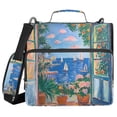 thumbnail image 1 of FORMRS Zipper Binder with Shoulder Strap 2-inch Ring 500 Sheet Capacity File Bag, Sea Window, 1 of 5