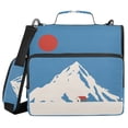 thumbnail image 1 of FORMRS Zipper Binder with Shoulder Strap 2-inch Ring 500 Sheet Capacity File Bag, Snow Mountain, 1 of 5