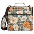 thumbnail image 1 of FORMRS Zipper Binder with Shoulder Strap 2-inch Ring 500 Sheet Capacity File Bag, Sunny Blooms, 1 of 5