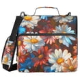 thumbnail image 1 of FORMRS Zipper Binder with Shoulder Strap 2-inch Ring 500 Sheet Capacity File Bag, Vibrant Floral, 1 of 5