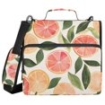 thumbnail image 1 of FORMRS Zipper Binder with Shoulder Strap 2-inch Ring 500 Sheet Capacity File Bag, Watercolor Grapefruit, 1 of 5