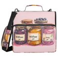 thumbnail image 1 of FORMRS Zipper Binder with Shoulder Strap 2-inch Ring 500 Sheet Capacity File Bag, Watercolor Jam, 1 of 5