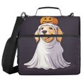 thumbnail image 1 of FORMRS Zipper Binder with Shoulder Strap 2-inch Ring 500 Sheet Capacity File Bag, Yellow Halloween Dog, 1 of 5