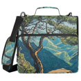 thumbnail image 1 of FORMRS Zipper Binder with Shoulder Strap 2-inch Ring 500 Sheet Capacity File Bag, Yellow Tree, 1 of 5