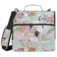 thumbnail image 1 of FORMRS Zipper Binder with Shoulder Strap 2-inch Ring 500 Sheet Capacity File Bag, Colorful Flowers Blossoms, 1 of 5