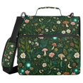 thumbnail image 1 of FORMRS Zipper Binder with Shoulder Strap 2-inch Ring 500 Sheet Capacity File Bag, Green Forest Pattern, 1 of 5