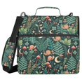 thumbnail image 1 of FORMRS Zipper Binder with Shoulder Strap 2-inch Ring 500 Sheet Capacity File Bag, Green Vibrant Forest Pattern, 1 of 5