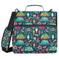 thumbnail image 1 of FORMRS Zipper Binder with Shoulder Strap 2-inch Ring 500 Sheet Capacity File Bag, Green Vibrant Truck Pattern, 1 of 5