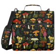 thumbnail image 1 of FORMRS Zipper Binder with Shoulder Strap 2-inch Ring 500 Sheet Capacity File Bag, Various Mushrooms Pattern, 1 of 5