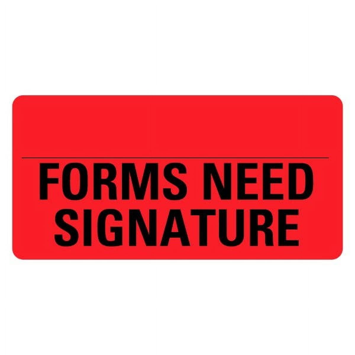 FORMS NEED SIGNATURE Labels - Walmart.com