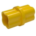 thumbnail image 1 of 1/2" Internal PVC Coupling, Furniture Grade, Yellow, 10-Pack, F012ICO-YE-10, 1 of 4