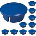 thumbnail image 1 of FORMUFIT F034IDC-BL-10 PVC Internal Domed End Cap, Furniture Grade, 3/4 in. Size, Blue , 10-Pack, 1 of 4