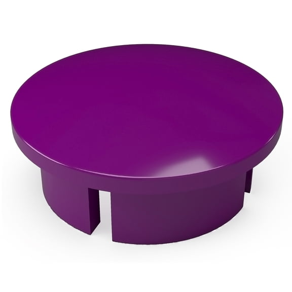 FORMUFIT F034IDC-PU-10 PVC Internal Domed End Cap, Furniture Grade, 3/4" Size, Purple , 10-Pack