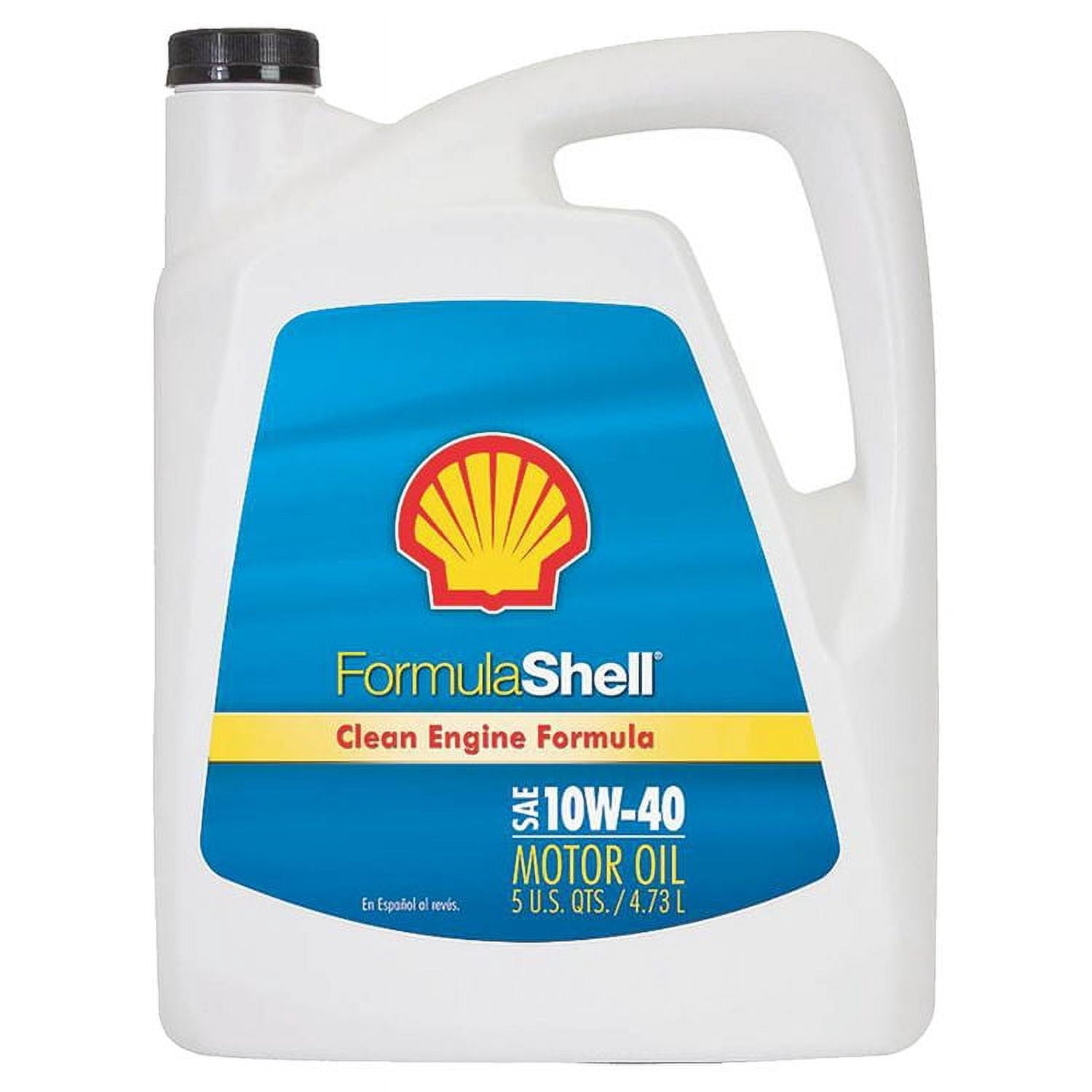 Shell Formula Pack FORMULA SHELL Motor Oil-Formula Shell,5 qt.,10W-40 550045248 - Walmart.com