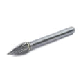 thumbnail image 1 of Forney Industries Tree Pointed Burr SG-3 - Tungsten Carbide, 1/4 In Shank, 70,000 RPM, 3/8 In, 1 of 6
