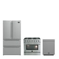 thumbnail image 1 of FORNO Premium 3-Piece Kitchen Bundle - Galiano 36" Gas Range, 36" French Door Refrigerator, 24" Built-In Dishwasher - FBDL-004-01CAUS, 1 of 10