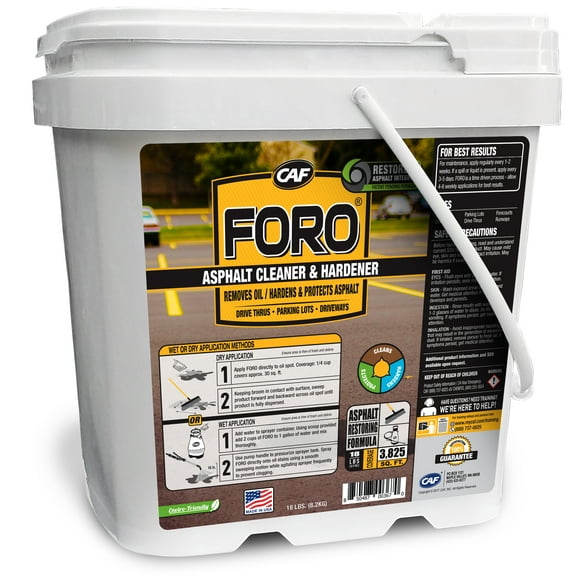 FORO Asphalt Cleaner and Hardener (15.75 lbs)