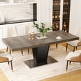 thumbnail image 1 of FOROUTIA Modern Extendable Dining Table for 6-10,Wooden Farmhouse Table for Kitchen & Dinner, 1 of 7