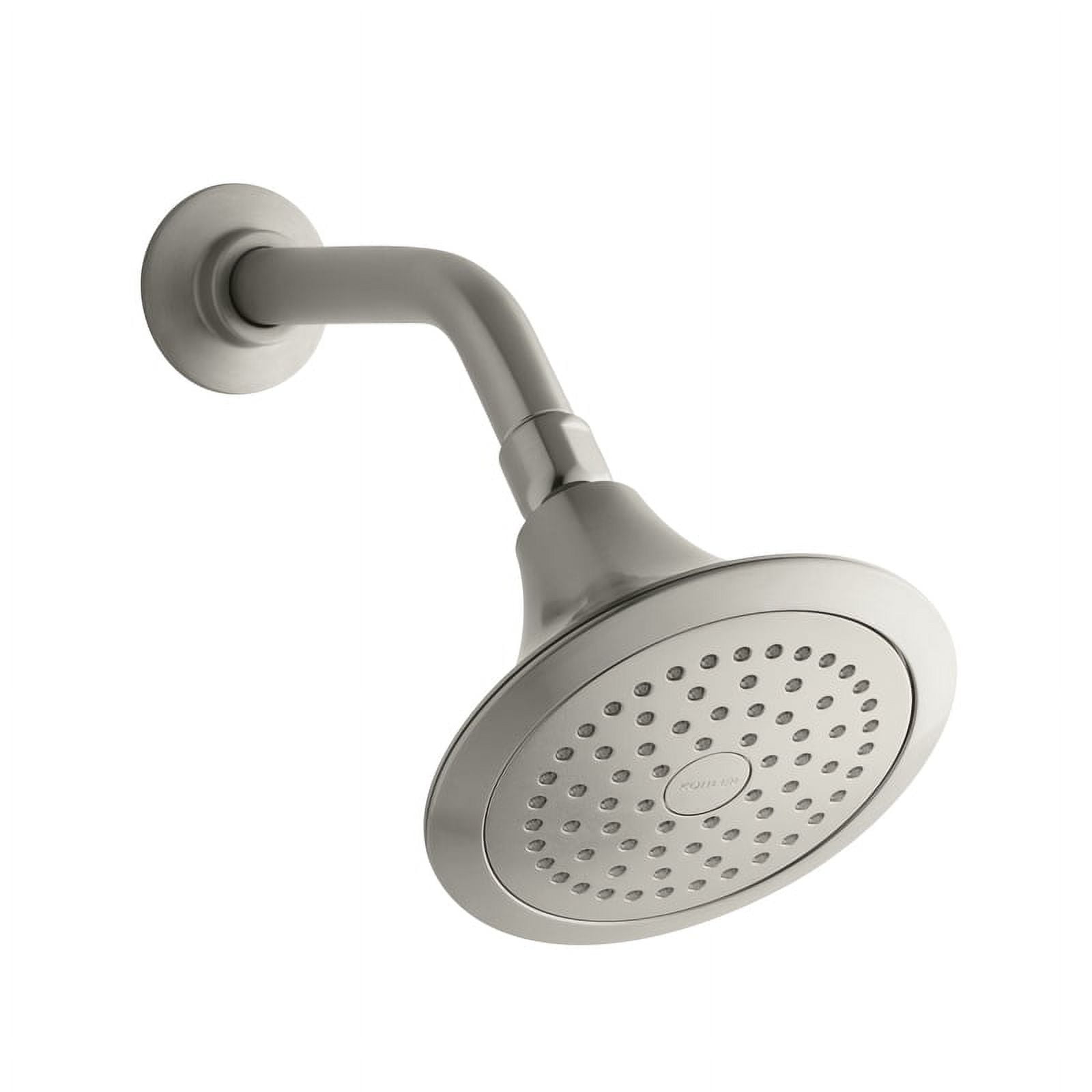 Kohler Brushed Nickel Wall Mounted Single-Function Showerhead