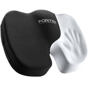 FORTEM Seat Cushion, Office Chair Cushion, Memory Foam Car Seat Cushions, Sciatica Coccyx Tailbone Pain Relief, Chair Cushions for Back Support, Sitting Pad for Gaming, Washable Cover, Non Slip