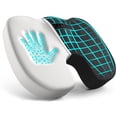 thumbnail image 1 of FORTEM Seat Cushion, Office Chair Cushion, Memory Foam Car Seat Cushions, Sciatica Coccyx Tailbone Pain Relief, Chair Cushions for Back Support, Sitting Pad for Gaming, Washable Cover, Non Slip, 1 of 10