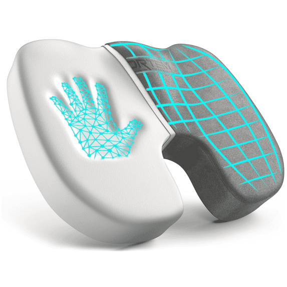 FORTEM Office Chair Cushion, Memory Foam Seat Cushion, Non Slip Sitting Pillow for Gaming, Car Seat, Computer Chair Pad, Sciatica and Tailbone Support, Washable Cover