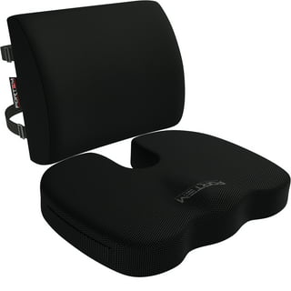 Dr. Scholl's Black Massaging Gel Lumbar Seat Cushion, 46101WDI, 2.38 lb 