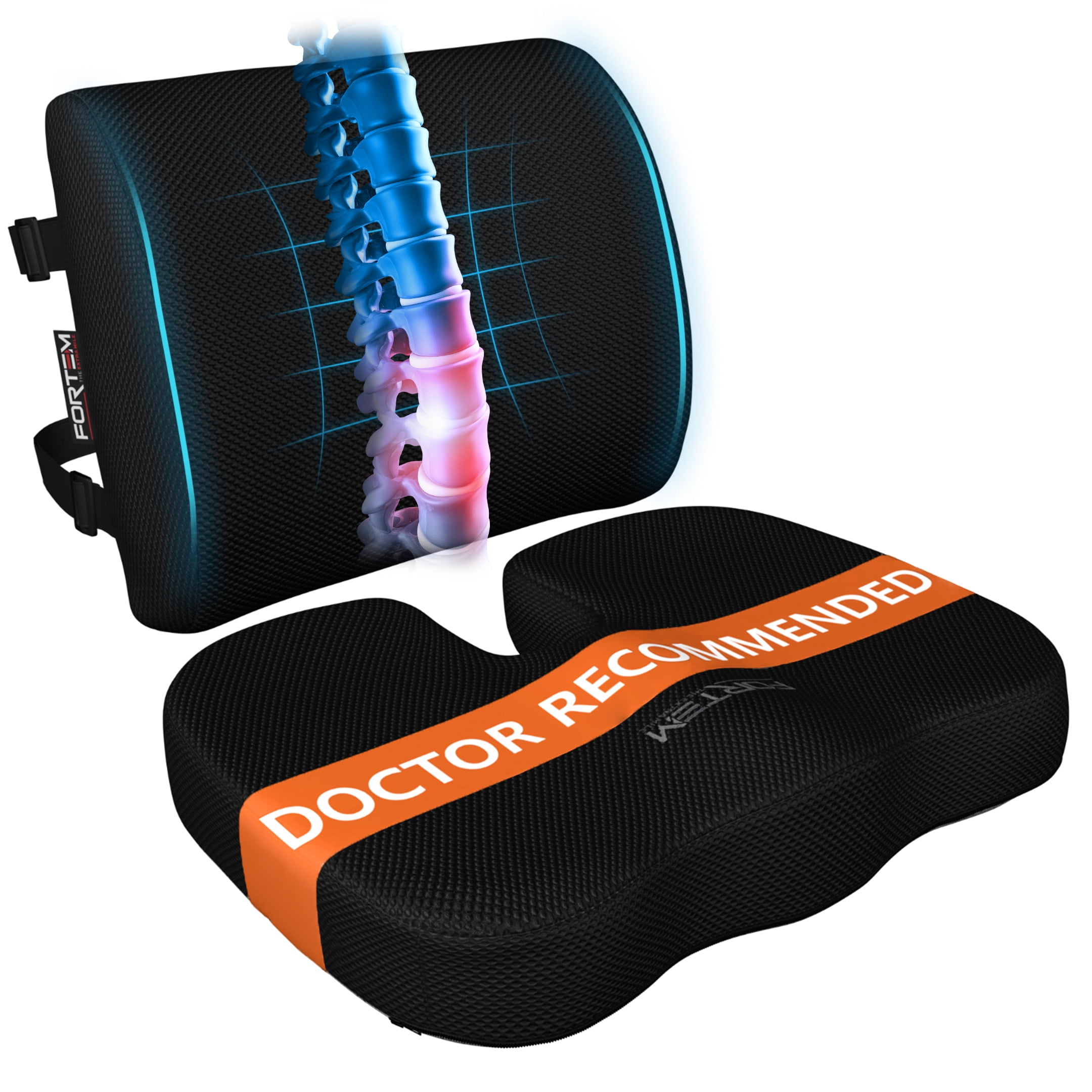 Memory Foam Seat Cushion Lumbar Support for Office Kuwait