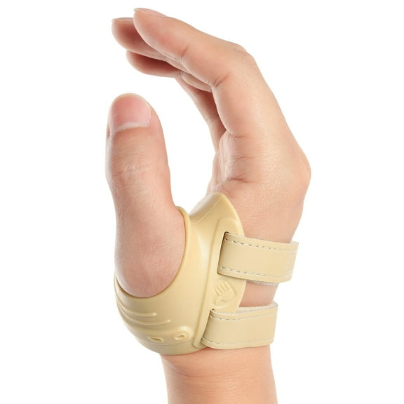 FORTEMOTUS CMC Thumb Brace Thumb Splint - for CMC Joint Pain Relief and Support, Osteoarthritis, Tendonitis, Arthritis, CMC Joint Thumb Arthritis Brace: for Women Men (Beige, Right Hand, Medium)