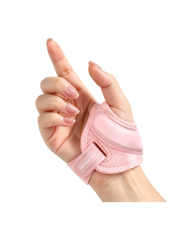 Upgraded CMC Thumb Brace Thumb Splint, CMC Joint Pain Relief and Support, Osteoarthritis, Tendonitis, Arthritis, CMC Joint Thumb Arthritis Brace for Women Men (Pink, Right Hand, Medium)