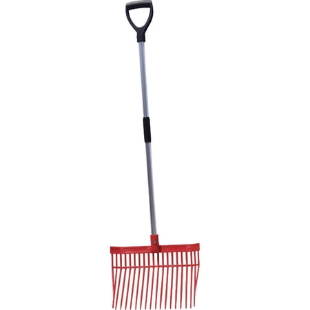 3-pack Fortex Stall Fork Plastic Tine - Heavy Duty - 3 Pack, Red — Residential Use, Standard Application